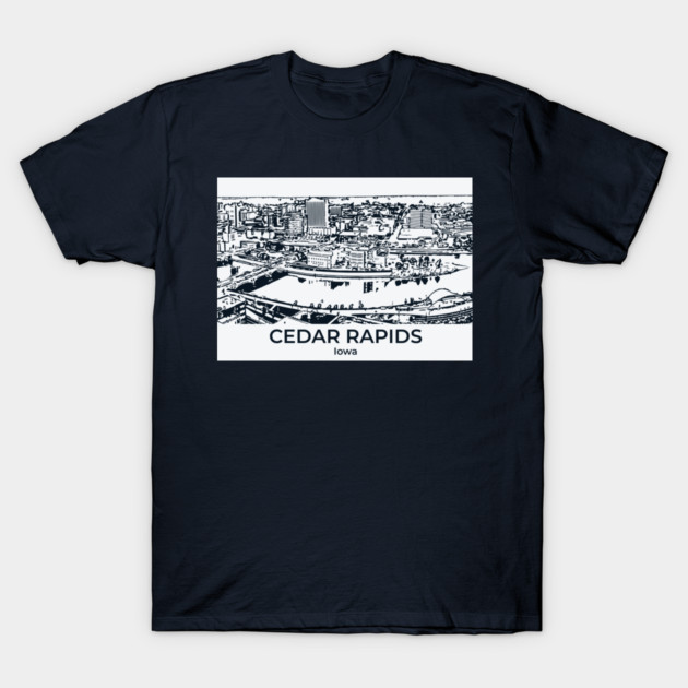 Cedar Rapids - Iowa T-Shirt by Lakeric