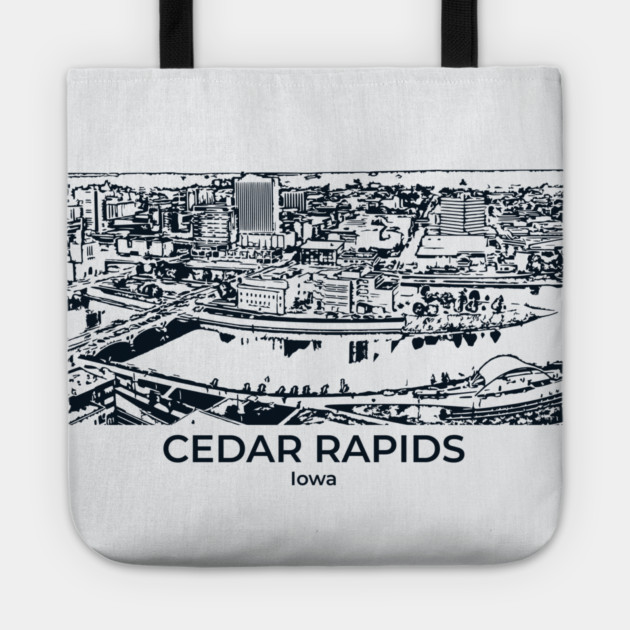Cedar Rapids - Iowa Tote by Lakeric