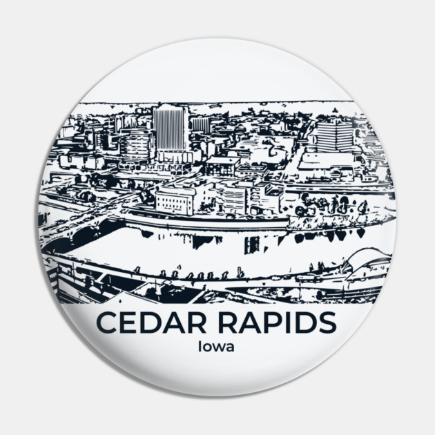 Cedar Rapids - Iowa Pin by Lakeric