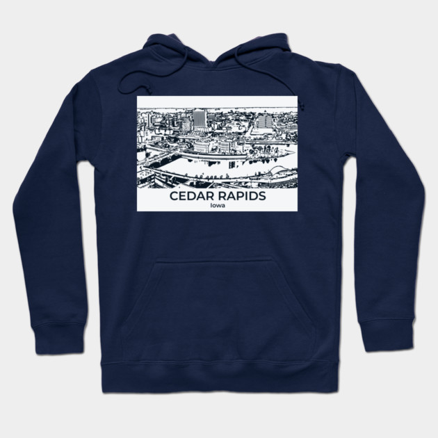 Cedar Rapids - Iowa Hoodie by Lakeric