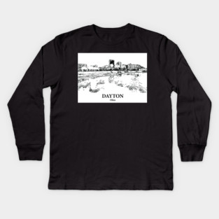 Dayton - Ohio Kids Long Sleeve T-Shirt