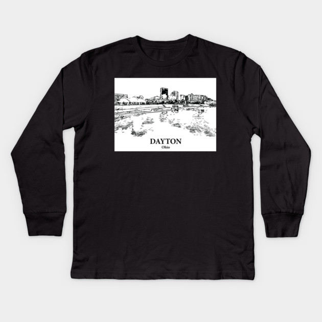 Dayton - Ohio Kids Long Sleeve T-Shirt by Lakeric