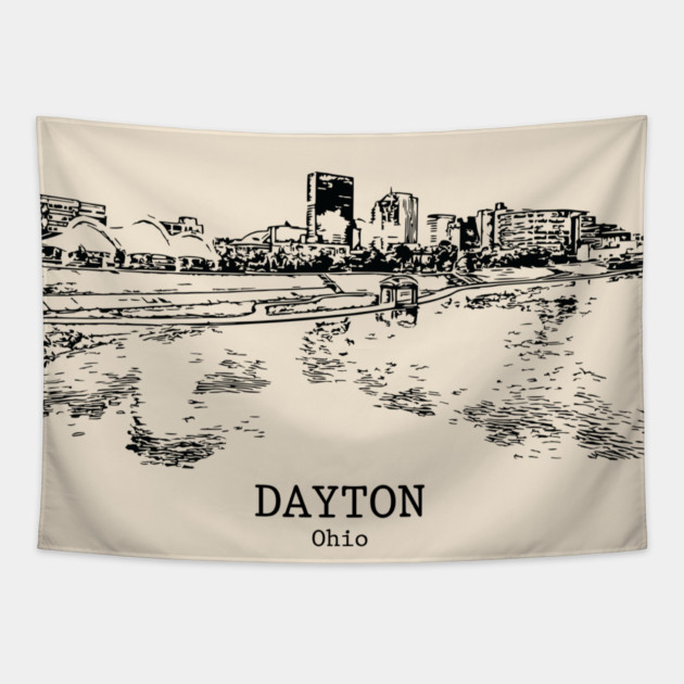 Dayton - Ohio Tapestry by Lakeric