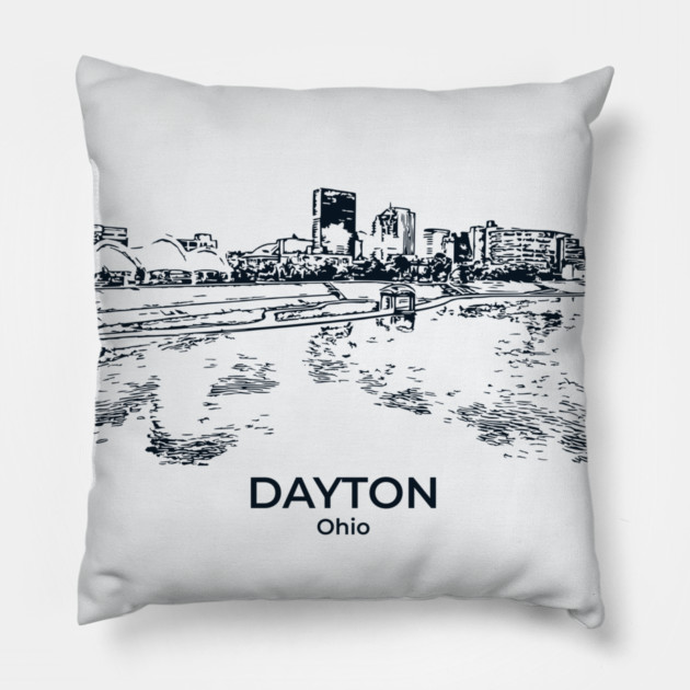 Dayton - Ohio Pillow by Lakeric