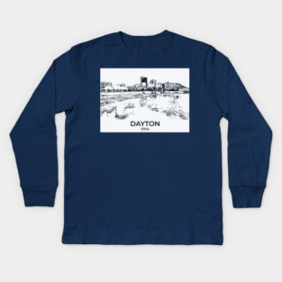 Dayton - Ohio Kids Long Sleeve T-Shirt