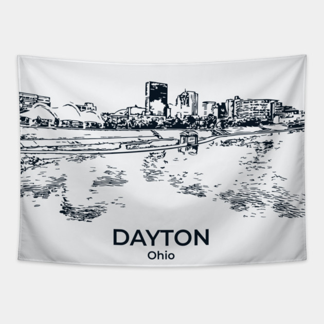 Dayton - Ohio Tapestry by Lakeric
