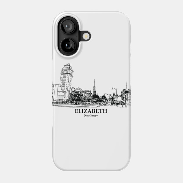 Elizabeth - New Jersey Phone Case by Lakeric