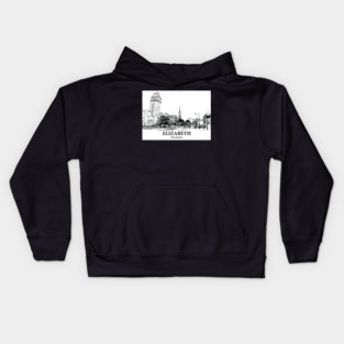 Elizabeth - New Jersey Kids Hoodie