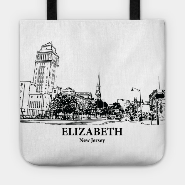 Elizabeth - New Jersey Tote by Lakeric