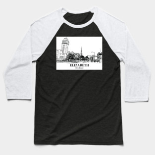 Elizabeth - New Jersey Baseball T-Shirt