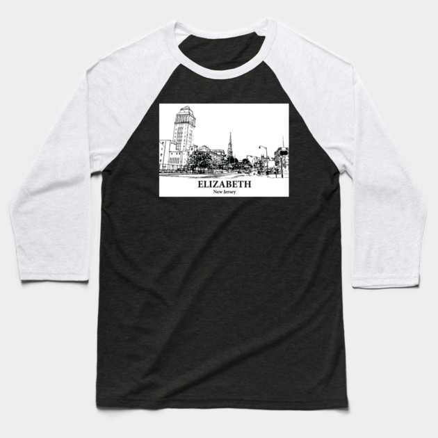 Elizabeth - New Jersey Baseball T-Shirt by Lakeric