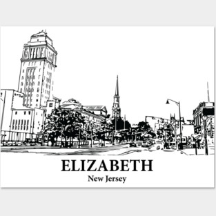 Elizabeth - New Jersey Posters and Art