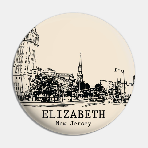 Elizabeth - New Jersey Pin by Lakeric