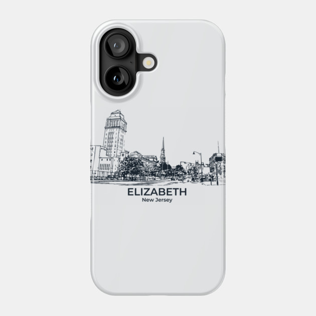 Elizabeth - New Jersey Phone Case by Lakeric