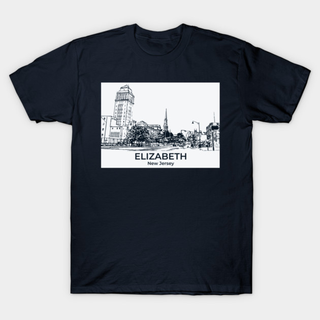 Elizabeth - New Jersey T-Shirt by Lakeric