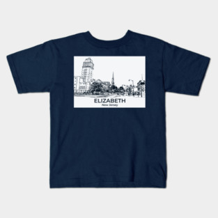 Elizabeth - New Jersey Kids T-Shirt