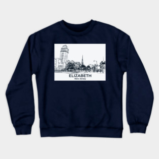 Elizabeth - New Jersey Crewneck Sweatshirt