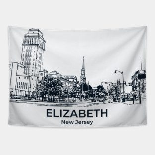 Elizabeth - New Jersey Tapestry
