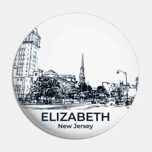 Elizabeth - New Jersey Pin