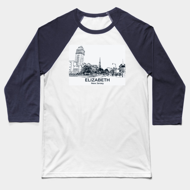 Elizabeth - New Jersey Baseball T-Shirt by Lakeric