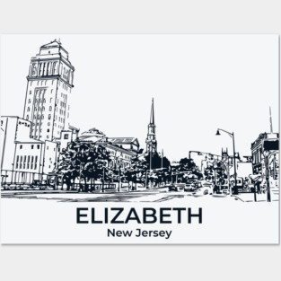 Elizabeth - New Jersey Posters and Art