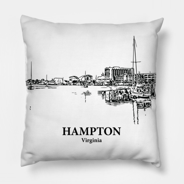 Hampton - Virginia Pillow by Lakeric