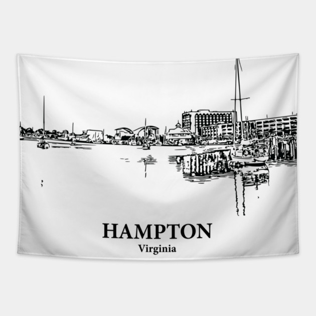 Hampton - Virginia Tapestry by Lakeric