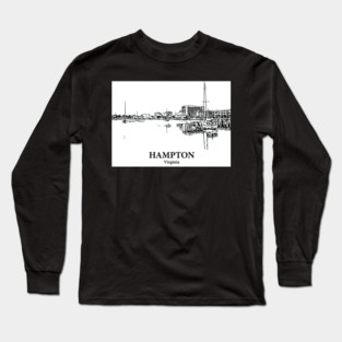 Hampton - Virginia Long Sleeve T-Shirt