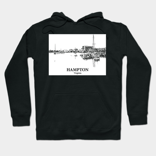 Hampton - Virginia Hoodie by Lakeric