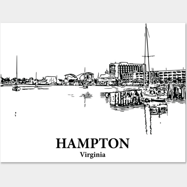 Hampton - Virginia Wall Art by Lakeric