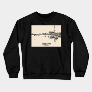 Hampton - Virginia Crewneck Sweatshirt