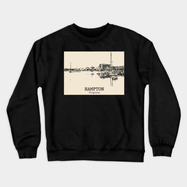 Hampton - Virginia Crewneck Sweatshirt by Lakeric