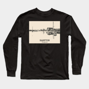 Hampton - Virginia Long Sleeve T-Shirt