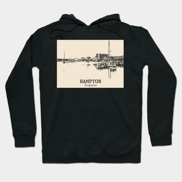 Hampton - Virginia Hoodie by Lakeric