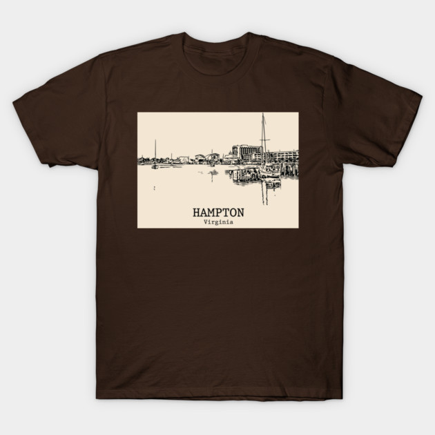 Hampton - Virginia T-Shirt by Lakeric
