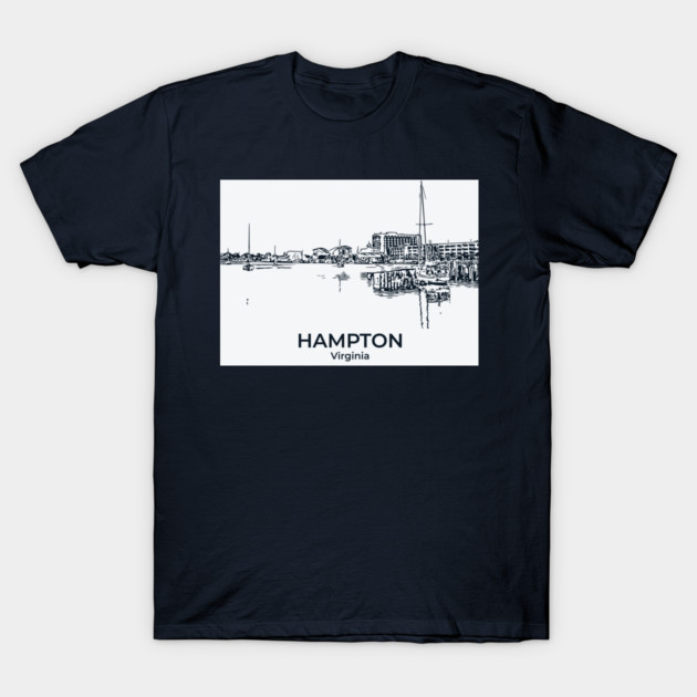 Hampton - Virginia T-Shirt by Lakeric