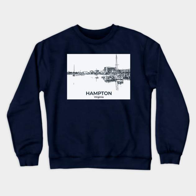 Hampton - Virginia Crewneck Sweatshirt by Lakeric