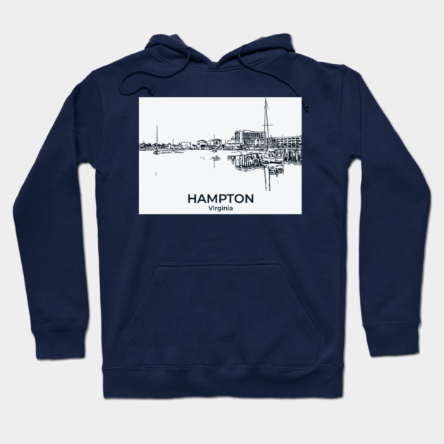 Hampton - Virginia Hoodie by Lakeric