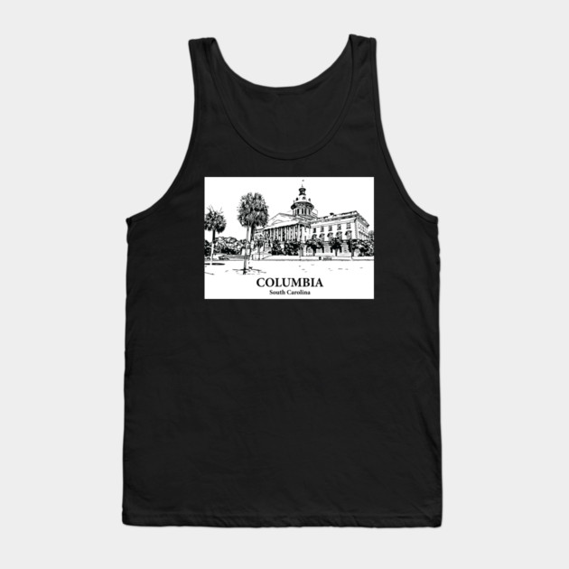 Columbia - South Carolina Tank Top by Lakeric