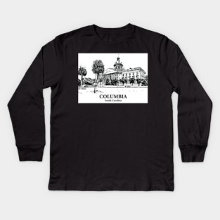 Columbia - South Carolina Kids Long Sleeve T-Shirt