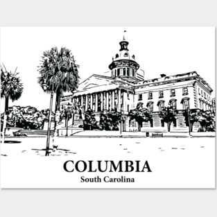 Columbia - South Carolina Posters and Art