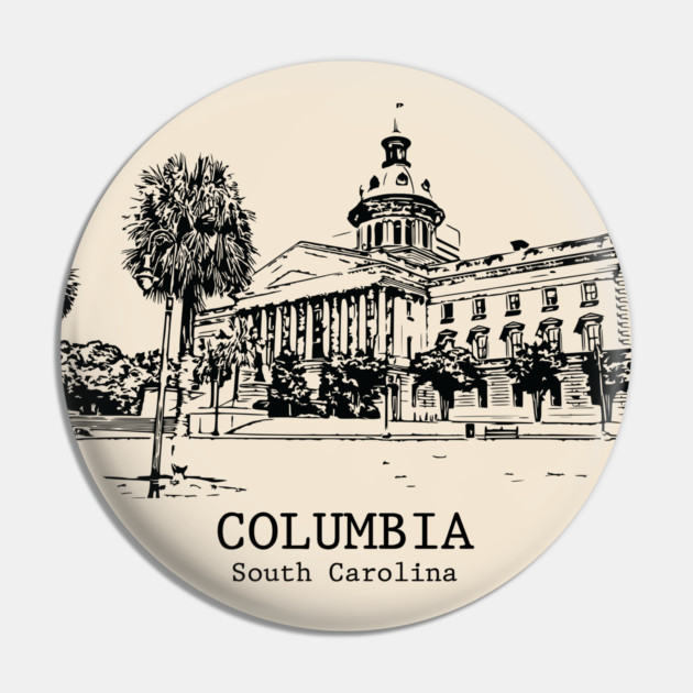 Columbia - South Carolina Pin by Lakeric
