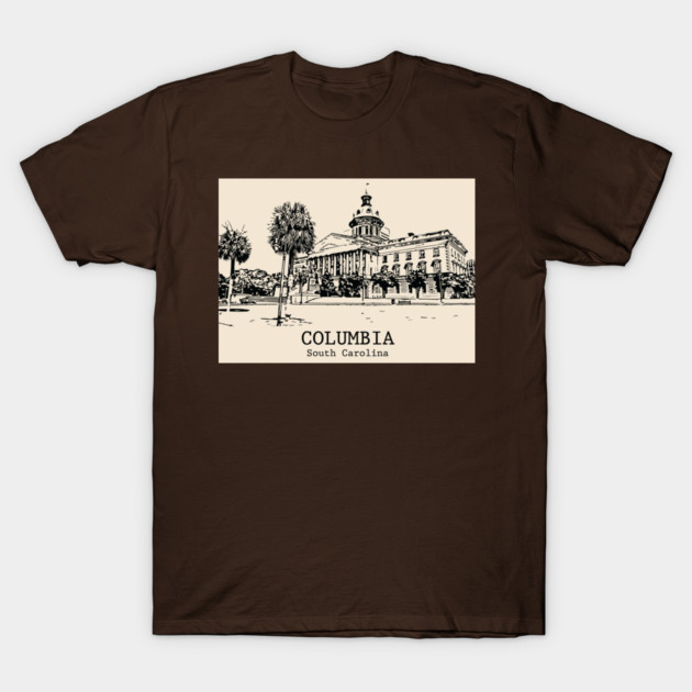 Columbia - South Carolina T-Shirt by Lakeric