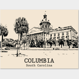Columbia - South Carolina Posters and Art
