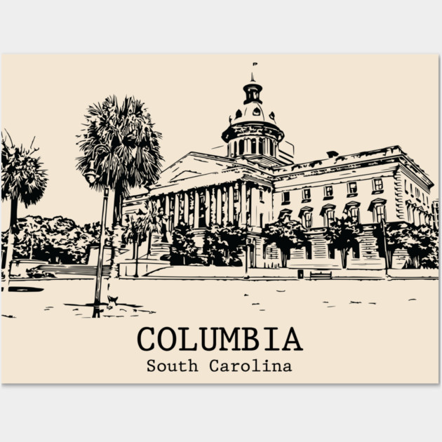 Columbia - South Carolina Wall Art by Lakeric