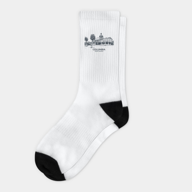 Columbia - South Carolina Socks by Lakeric