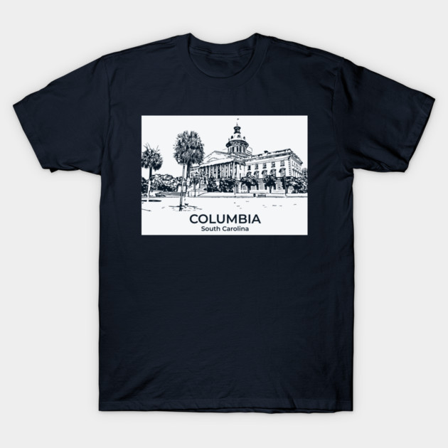 Columbia - South Carolina T-Shirt by Lakeric