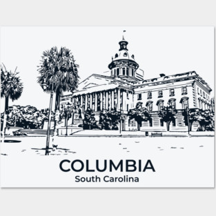 Columbia - South Carolina Posters and Art
