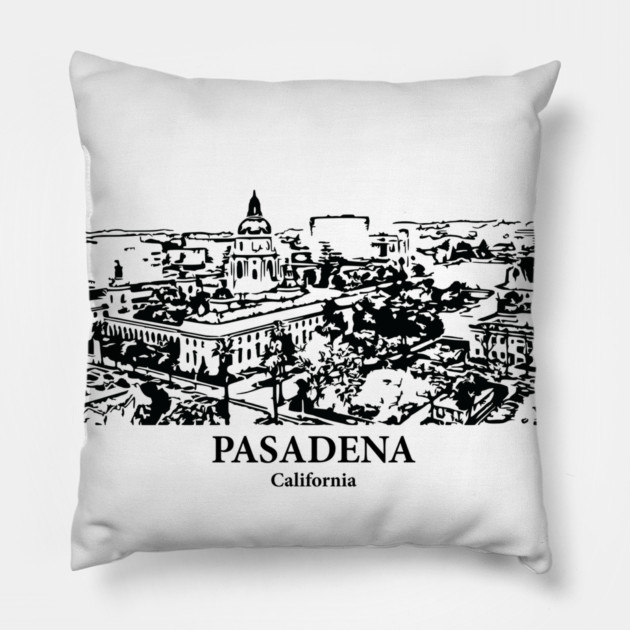 Pasadena - California Pillow by Lakeric