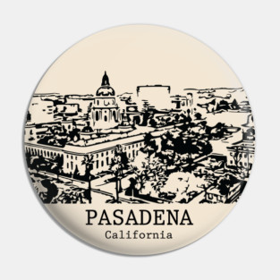 Pasadena - California Pin